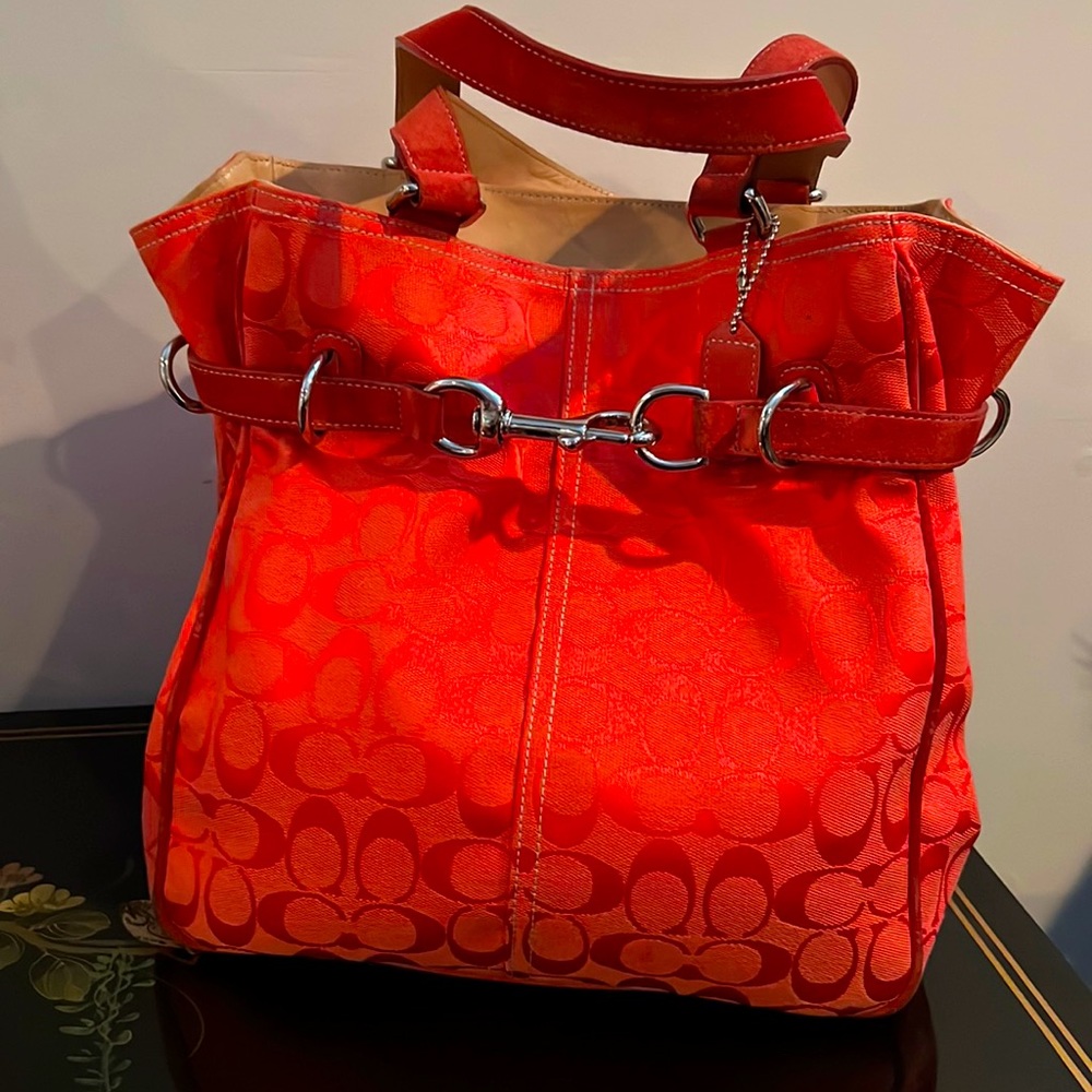 Coach Hampton buckle bag